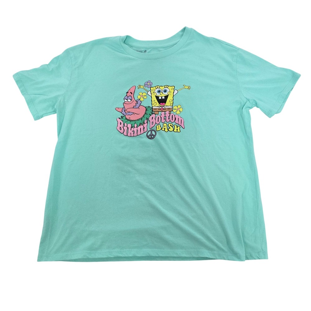 SpongeBob SquarePants Bikini Bottom Bash T Shirt‎ XL Nickelodeon Graphic